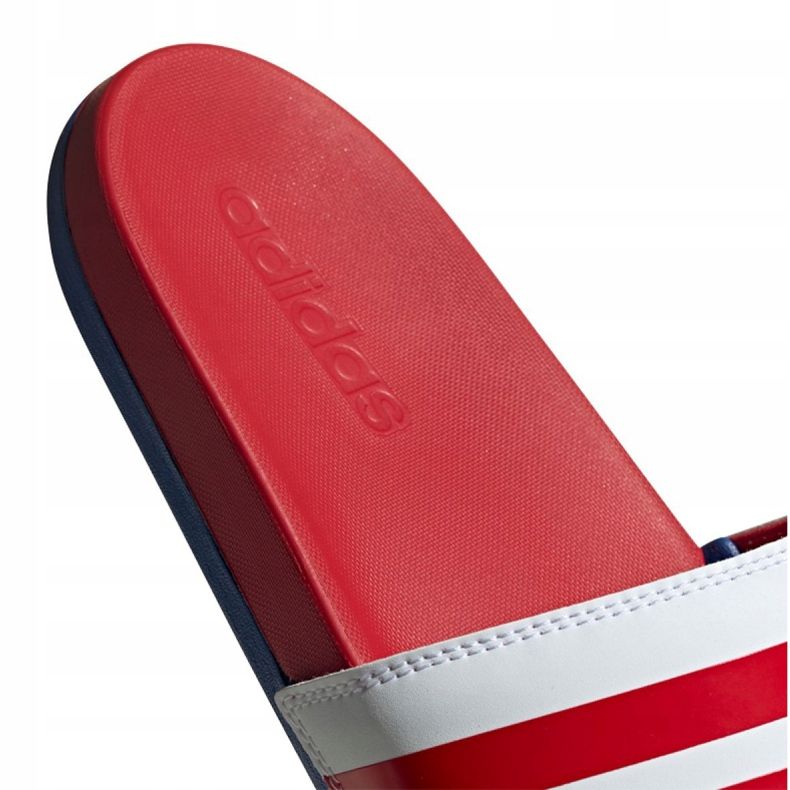 Ciabatte Adidas Adilette Comfort M EG1853 bianco rosso 4