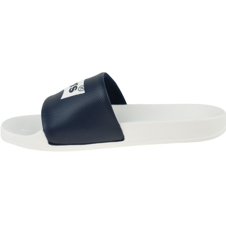 Sandalo Levi's Batwing Slide 228998-756-51 bianca blu navy 1