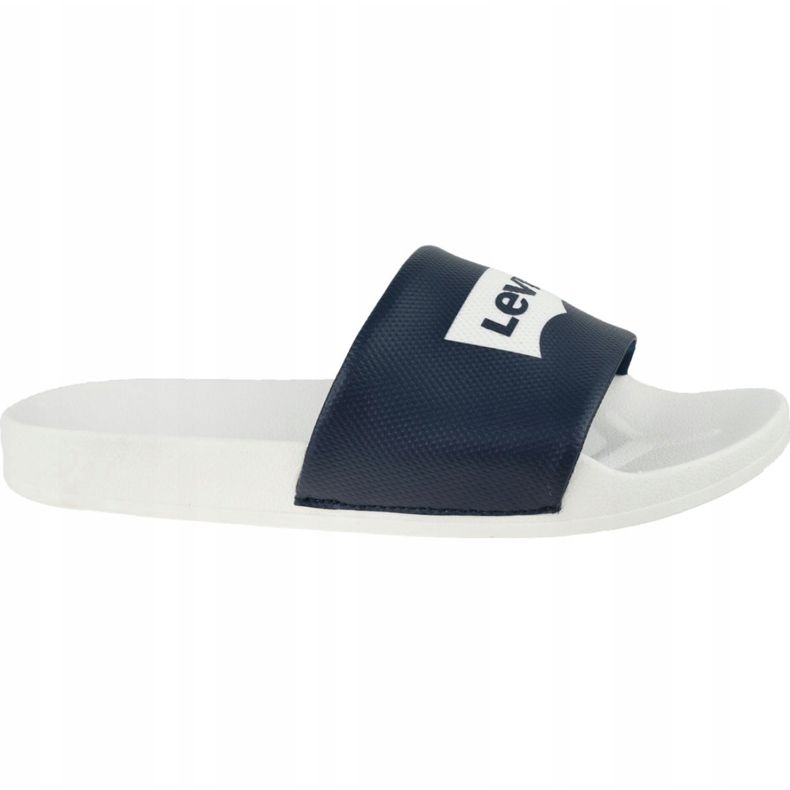 Sandalo Levi's Batwing Slide 228998-756-51 bianca blu navy 2