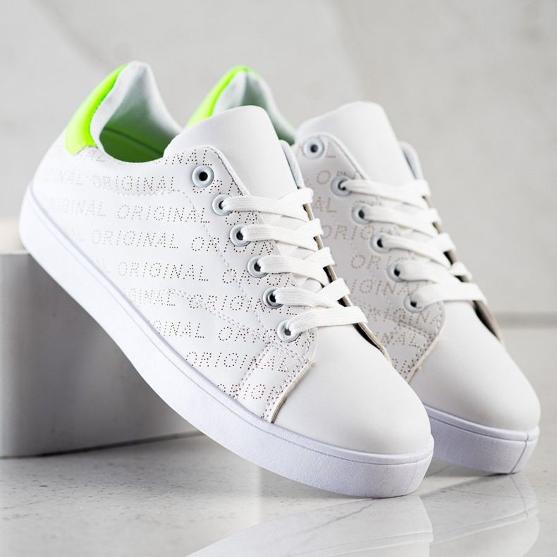 SHELOVET Sneakers basse originali bianco 1