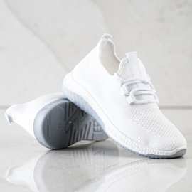 SHELOVET Scarpe sportive casual bianca 2