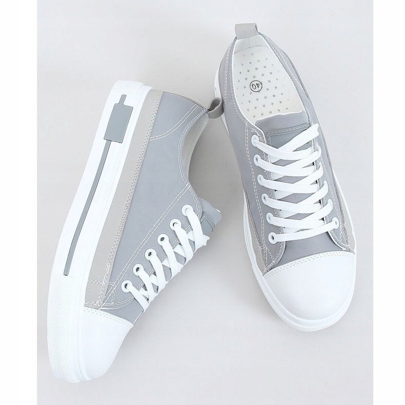 Sneakers da donna grigie LA173P Grey grigio 1