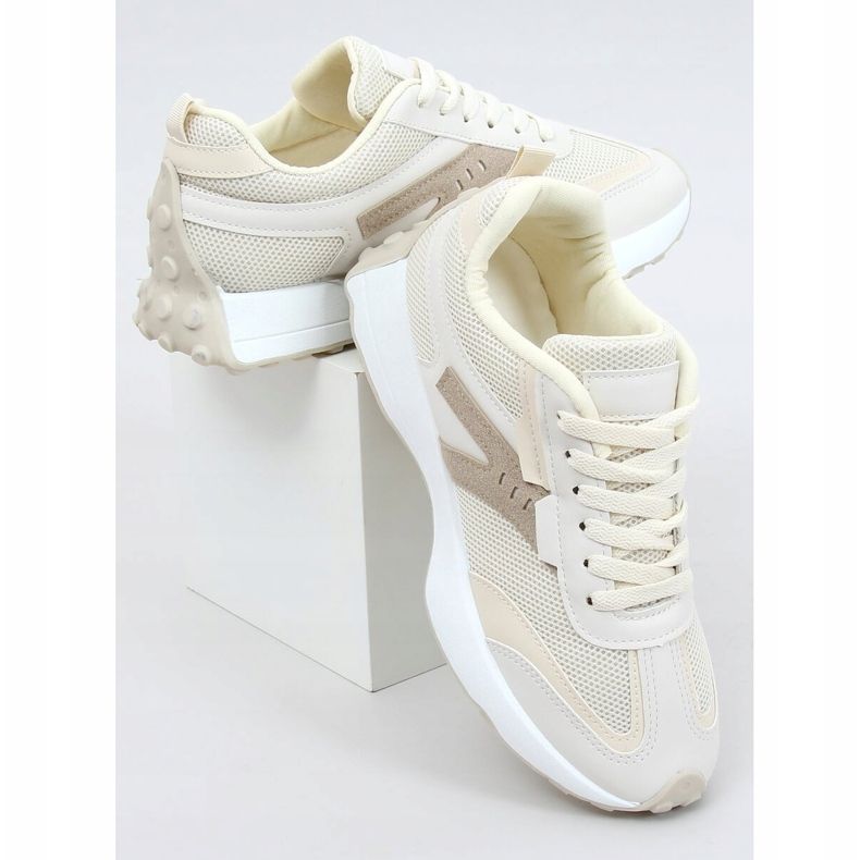Scarpe sportive beige 6115 Beige 1