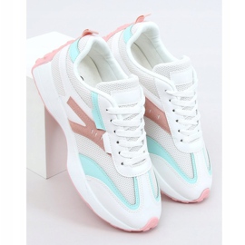 Scarpe sportive multicolor 6115 BIANCO/ROSA multicolore 1