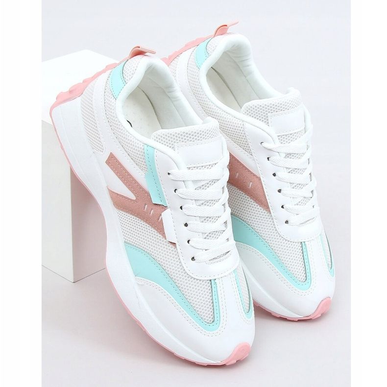 Scarpe sportive multicolor 6115 BIANCO/ROSA bianca multicolore 1