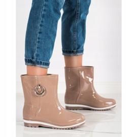 Bona Galosce con ornamenti dorati beige 1