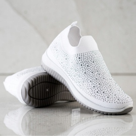 Renda Sneakers senza lacci per la primavera bianco 1