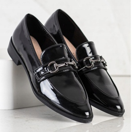 S. BARSKI Mocassini Eleganti In Spitz nero 1