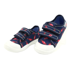 Scarpe per bambini Befado 907P133 rosso blu navy 2