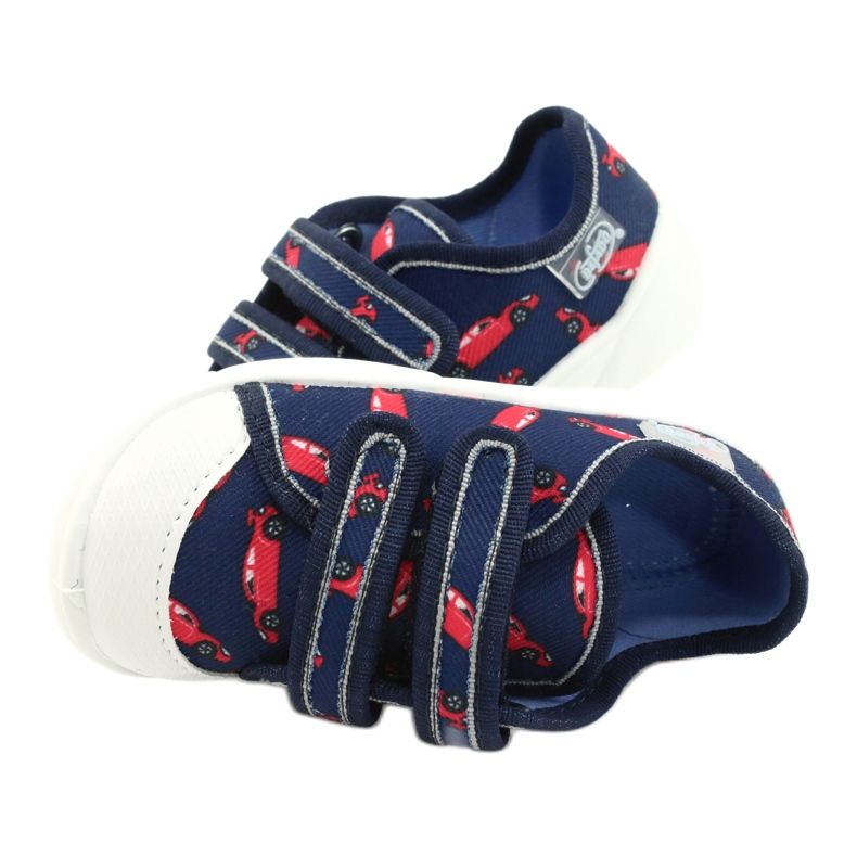 Scarpe per bambini Befado 907P133 rosso blu navy 5