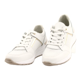 Scarpe sportive da donna Filippo DP2003 / 21 bianco d'oro 2