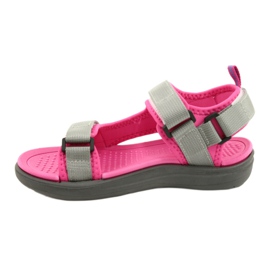 Sandali scarpe da ragazza Lee Cooper 20S-TS-031 inserto in schiuma rosa grigio 1