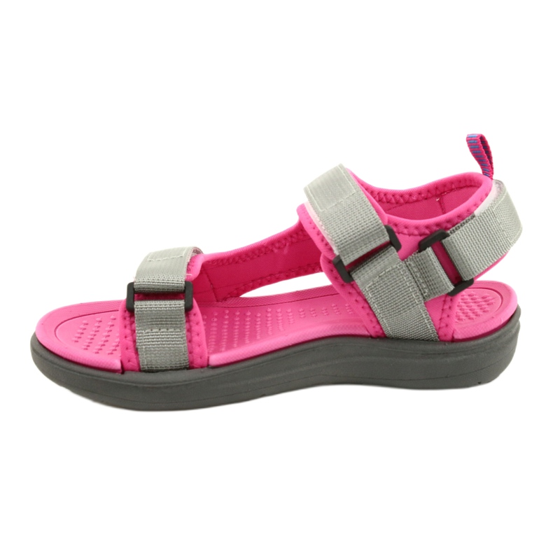 Sandali scarpe da ragazza Lee Cooper 20S-TS-031 inserto in schiuma rosa grigio 1