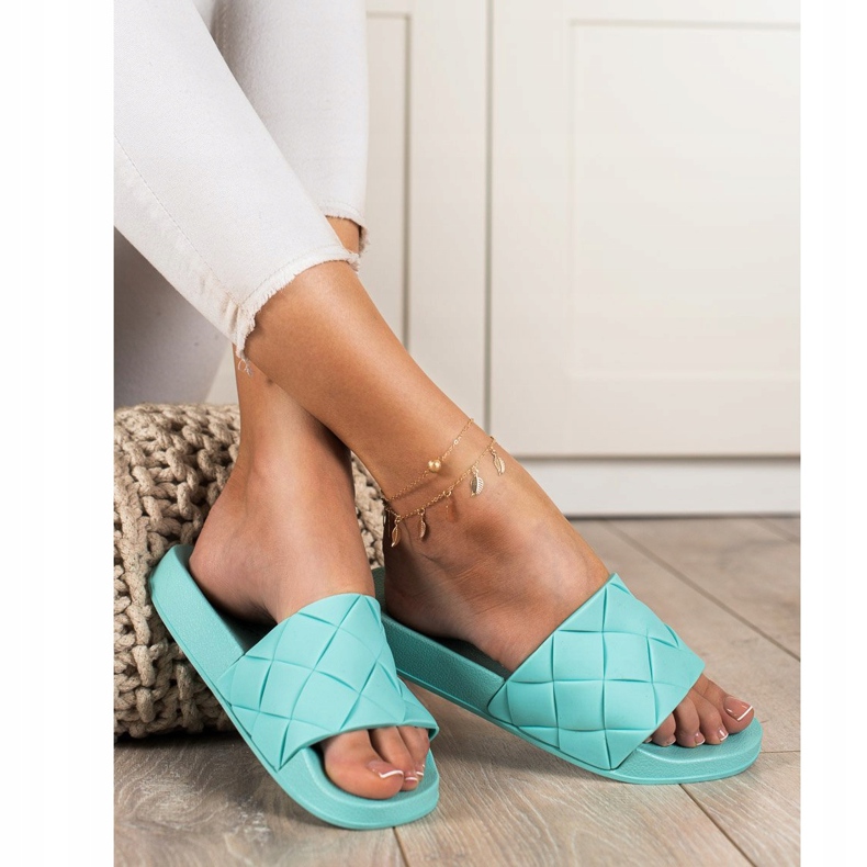 Seastar Comode pantofole in gomma verde 1