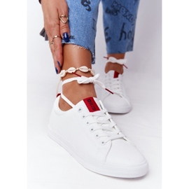 Sneakers Donna Con Nastro Big Star DD274685 Bianche bianca 2