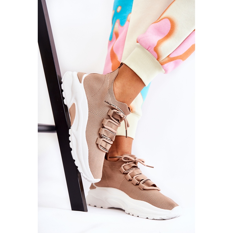 Calze Sportive Donna Beige KeSports 2