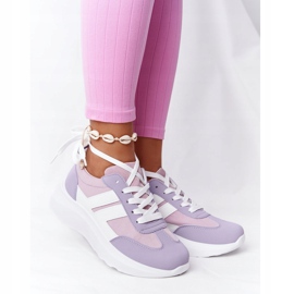 PS1 Scarpe Sportive da Donna Sneakers Violet Holiday bianco viola rosa 2