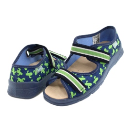 Scarpe per bambini Befado 869X147 blu verde 4