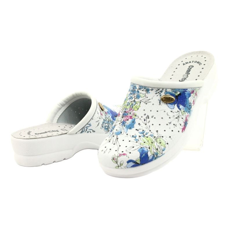 Infradito Comfooty Alessia bianche bianca multicolore 3