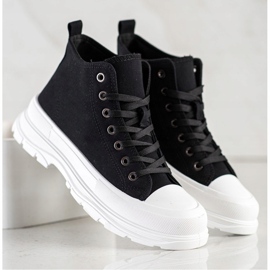 SHELOVET Sneakers Alte Sulla Piattaforma nero 1