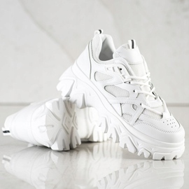 SHELOVET Sneakers bianche alla moda bianca 1