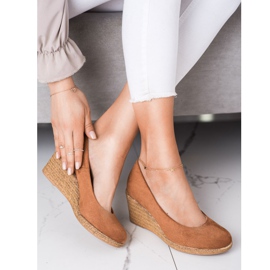 Décolleté VINCEZA in camoscio marrone 1