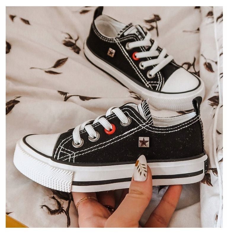 Sneakers basse classiche per bambini Big Star HH374090 Nere ['nero'] nero 2