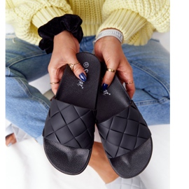 PS1 Pantofole di gomma nere da donna Let's Swim nero 2