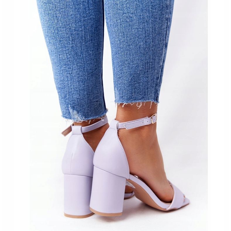 PS1 Sandali Con Tacchi Alti Viola Born This Way 2