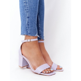 PS1 Sandali Con Tacchi Alti Viola Born This Way 1