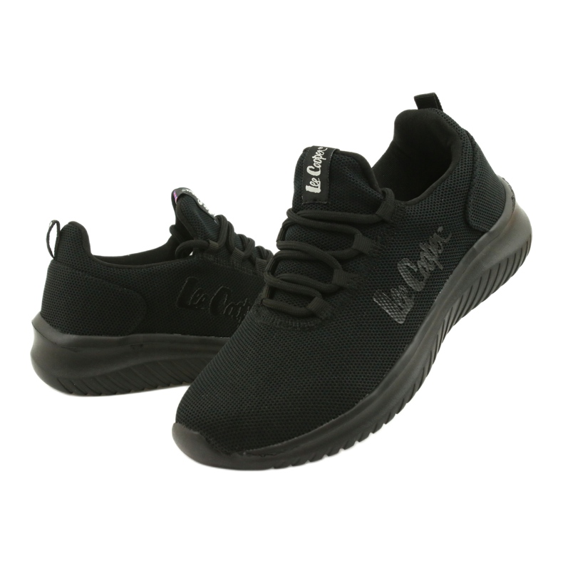 Scarpe sportive da donna nere Lee Cooper LCW-21-32-0271L nero 3
