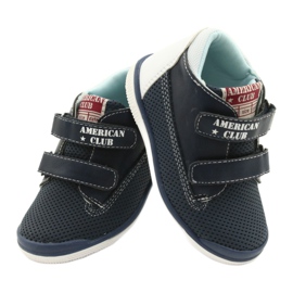 American Club Scarpe sportive americane per velcro gc12 blu navy 5