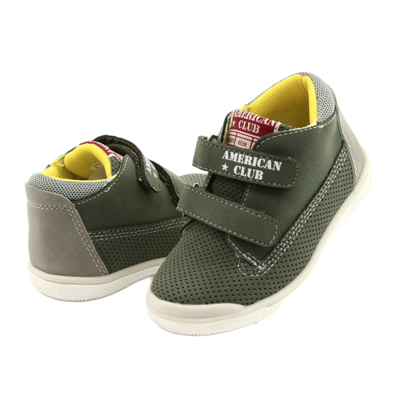 American Club Scarpe Sportive Con Velcro GC12 Verde 3