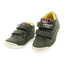 American Club Scarpe Sportive Con Velcro GC12 Verde 2