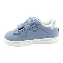 American Club Scarpe con velcro ES22 / 21 blu argento 1