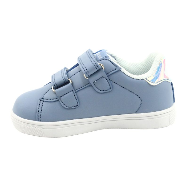 American Club Scarpe con velcro ES22 / 21 blu argento 1