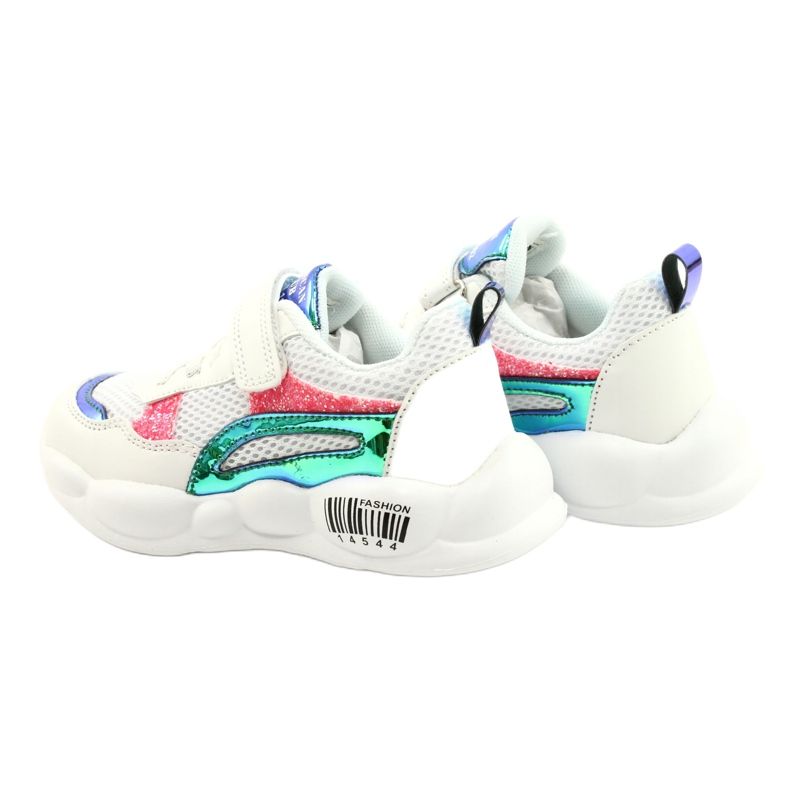 American Club Scarpe sportive alografiche alla moda ES23/21 bianche bianco 5