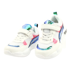 American Club Scarpe sportive alografiche alla moda ES23/21 bianche bianca 2