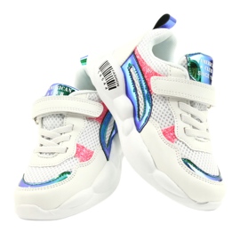 American Club Scarpe sportive alografiche alla moda ES23/21 bianche bianca 4