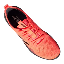 Scarpe da corsa adidas Fluidflow M EG3664 nero arancia 4