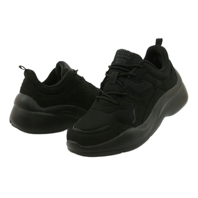 American Club Scarpe sportive nere su suola EVA WT39 nero 3