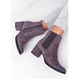 PJ1 Stivali caldi da donna Stivali Jodhpur Grigio Juliette 1