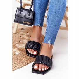 PS1 Pantofole nere classiche da donna che sembrano buone nero 2