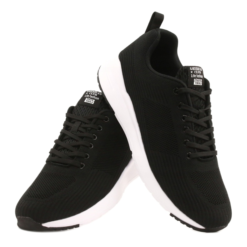 American Club Scarpe sportive da uomo nere RD01 / 21 nero 3