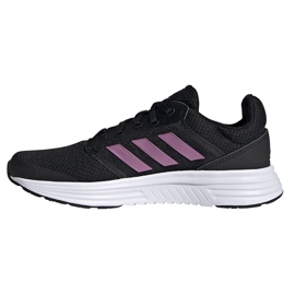 Scarpe running donna Adidas Galaxy 5 nere e rosa FY6743 nero 1