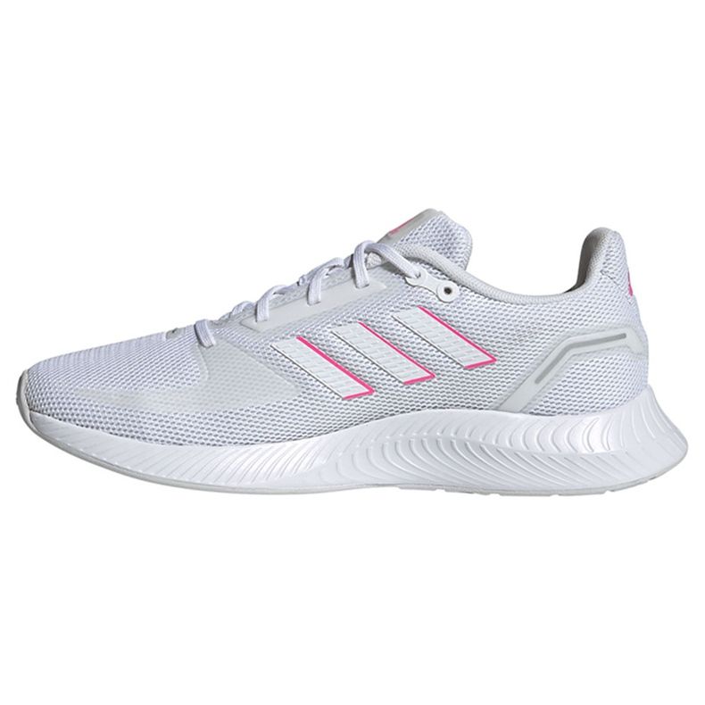 Adidas Runfalcon 2.0 scarpe da donna bianche e rosa FY9623 bianca 1