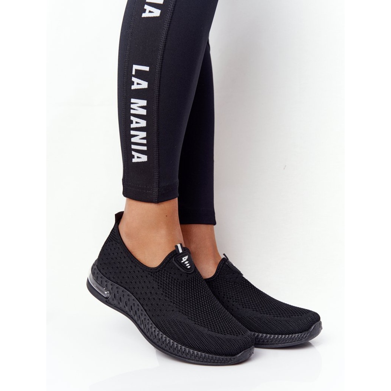 PS1 Scarpe Sportive Donna Slip-on Nere Be Stretchy nero 1