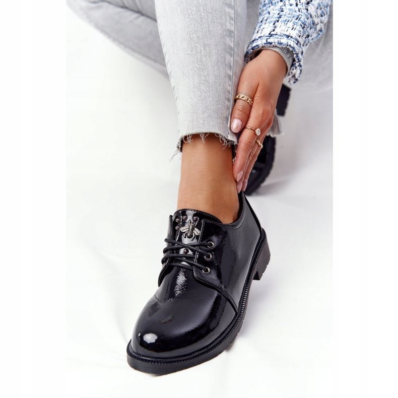 S.Barski Scarpe Oxfords Laccate Laccate Donna S. Barski Nere nero 1
