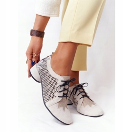 Scarpe tacco alto intrecciate Maciejka 04890-04 Beige 1