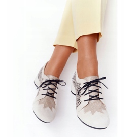 Scarpe tacco alto intrecciate Maciejka 04890-04 Beige 2